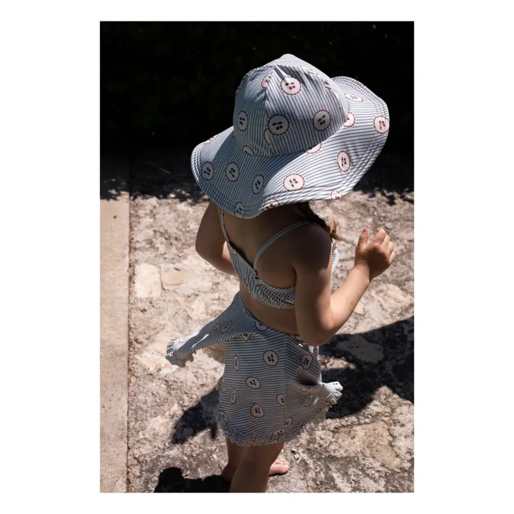 Konges Sløjd Chapeau Anti-UV Cale Fibres Recyclées | Bleu