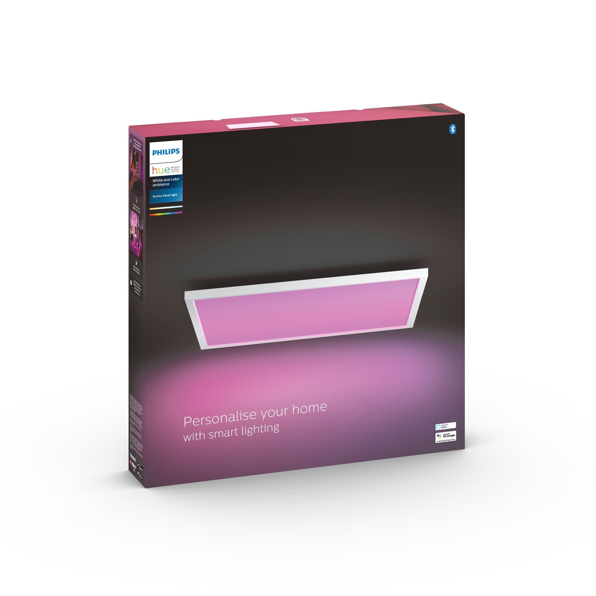 LE_HUE SURIMU Deckenleuchte 60x60cm - Weiss / B: 60.0 cm x T: 60.0 cm x H: 4.8 cm
