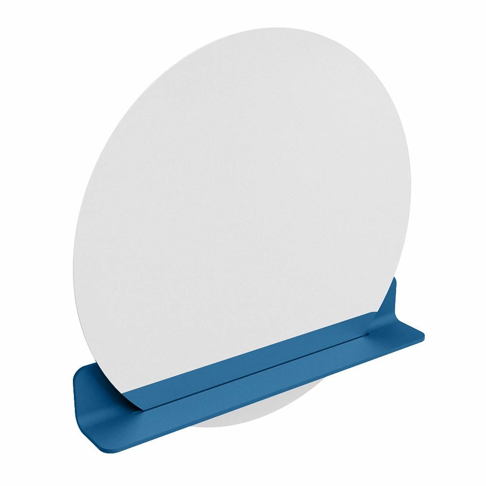 Mondiaz Spot spiegel rond Ø80cm met planchet jeans