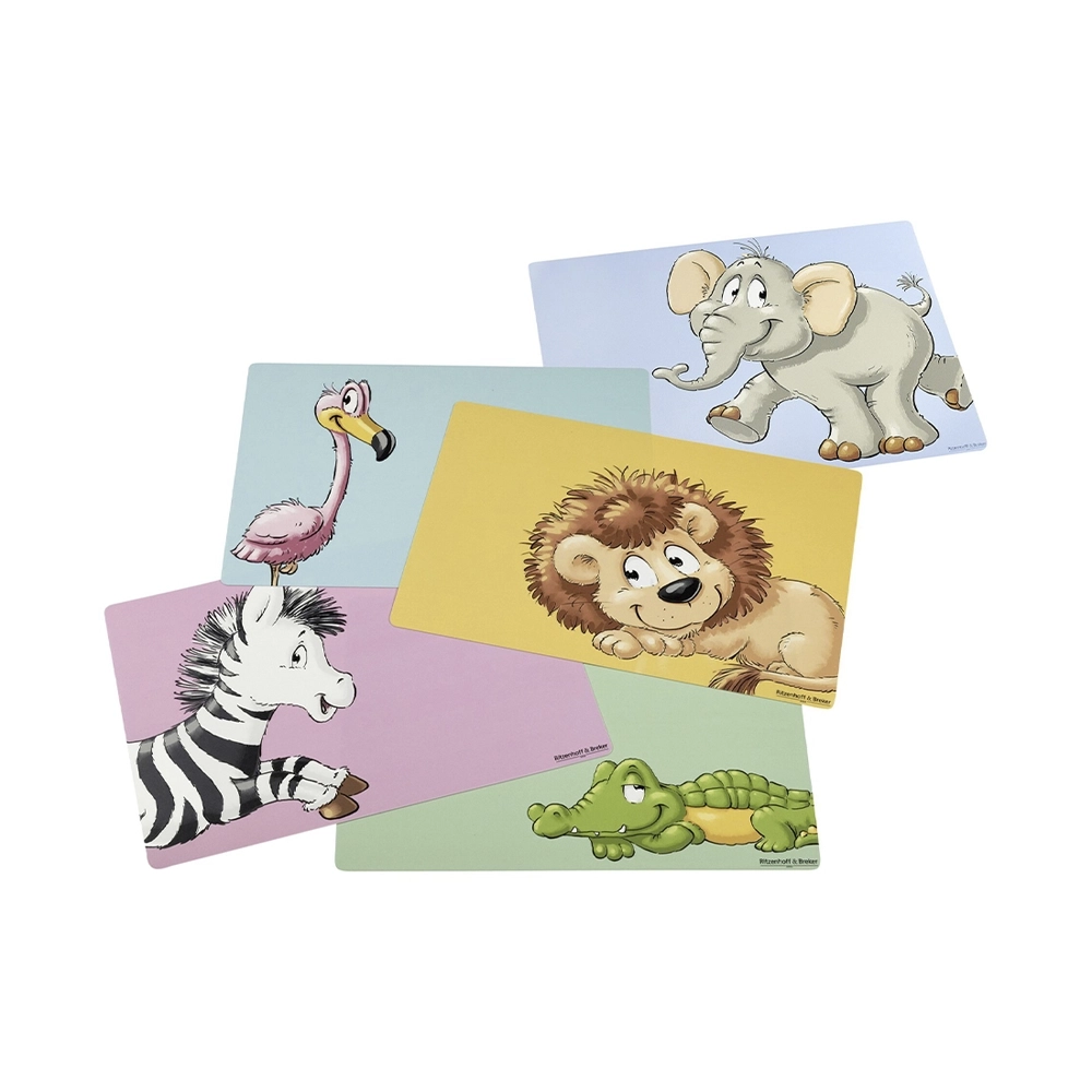 Ritzenhoff & Breker 5-teiliges Tischset Happy Zoo