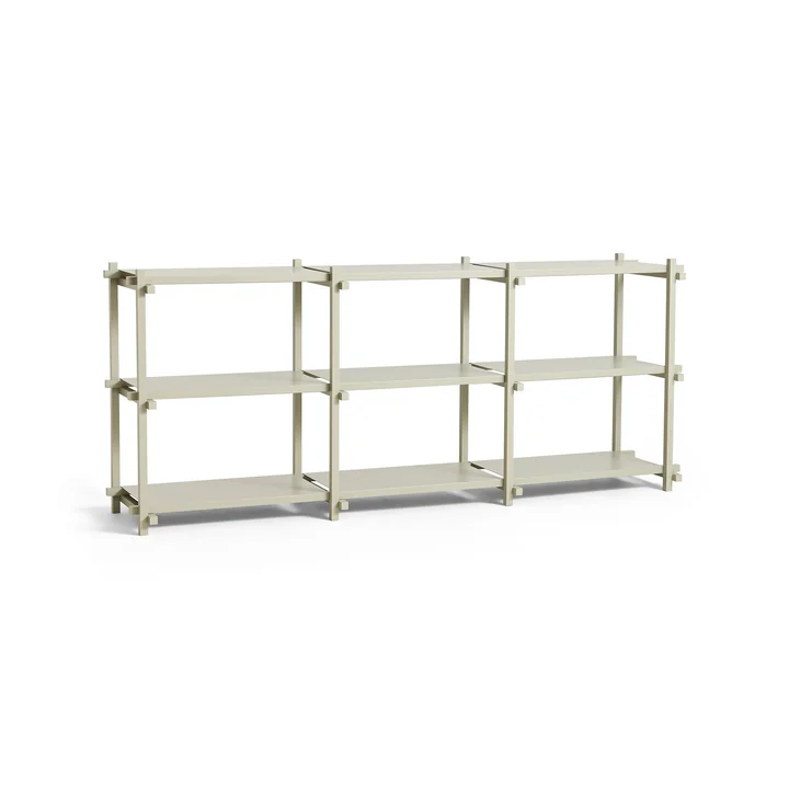 HAY - Woody Low Sideboard, Buche smokey grey / smokey grey