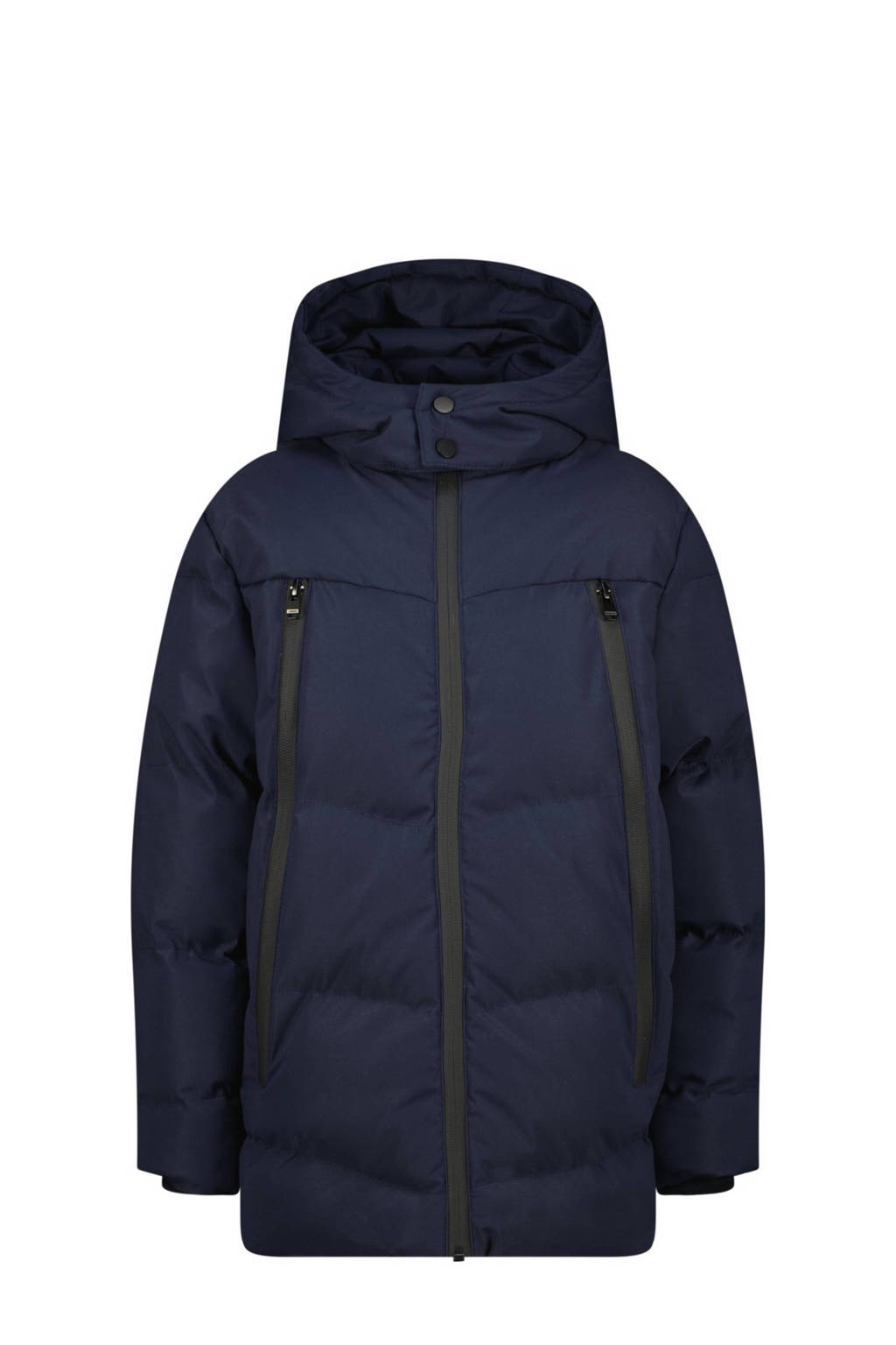Vingino gewatteerde winterjas Thard donkerblauw