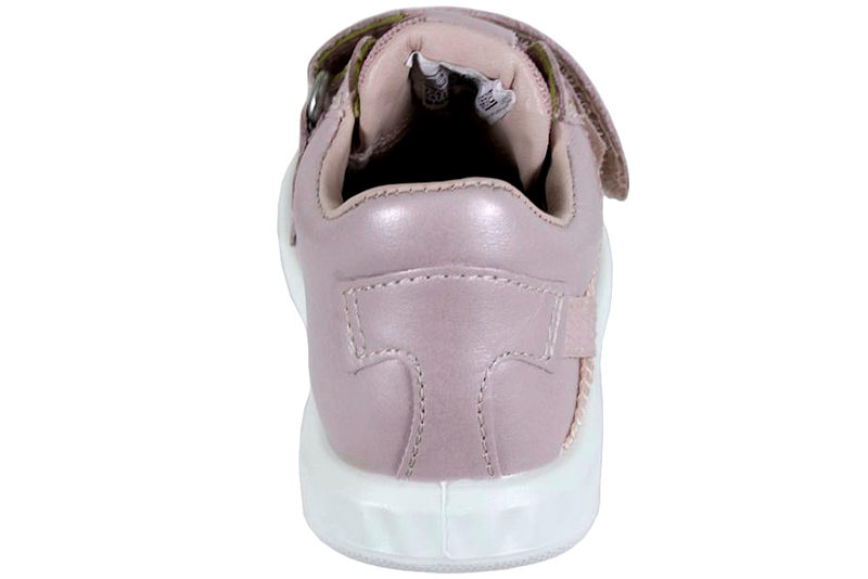 ECCO SP. 1 LITE INFANT I LYSERØDT PERLEMORS GLAT SKIND
