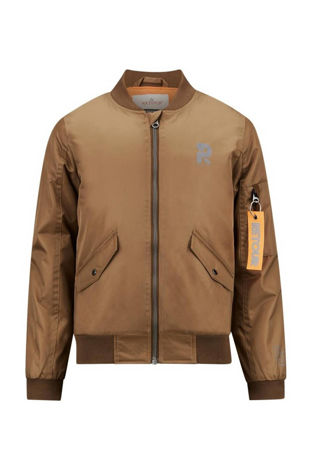 Retour Jeans bomberjack zomer Baldo donker zand
