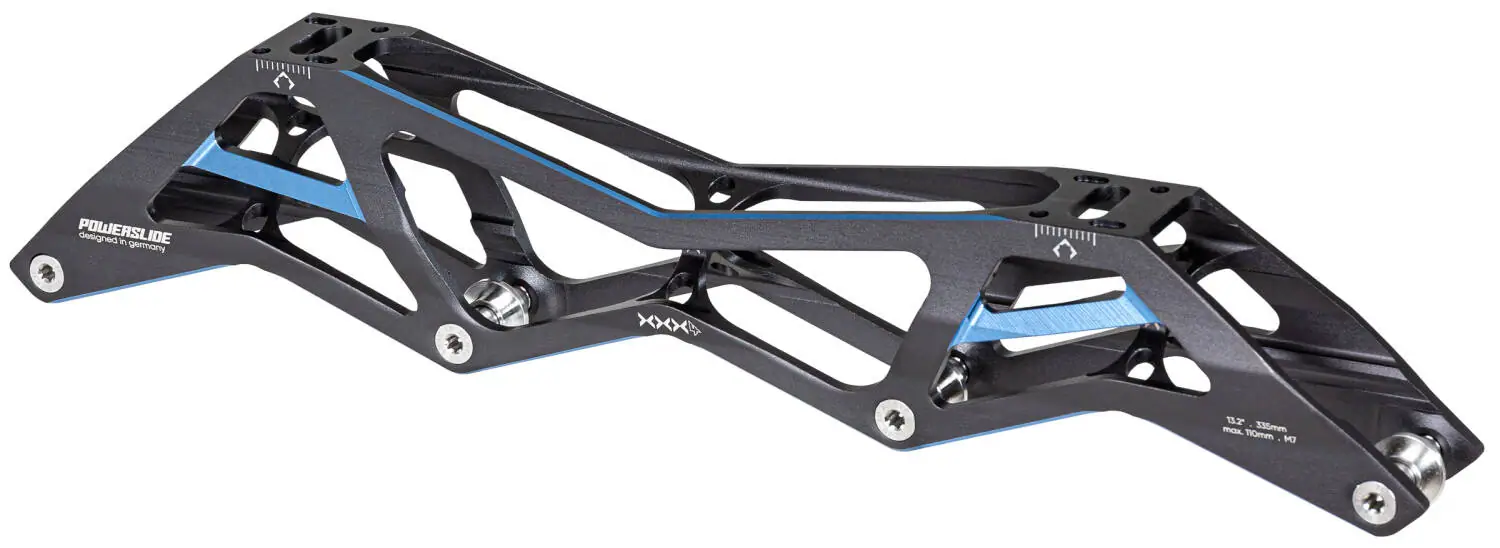 Powerslide 3X4 13.2 4x110 Titanium Blue Speed Skates-frames