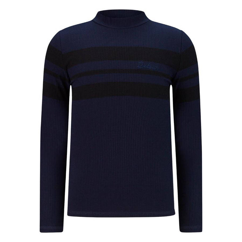 Retour Jeans longsleeve Abadou donkerblauw/zwart