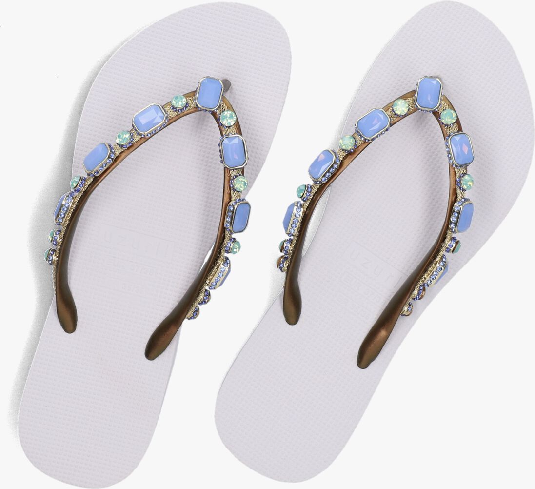UZURII witte uzurii teenslippers copa cabana blue