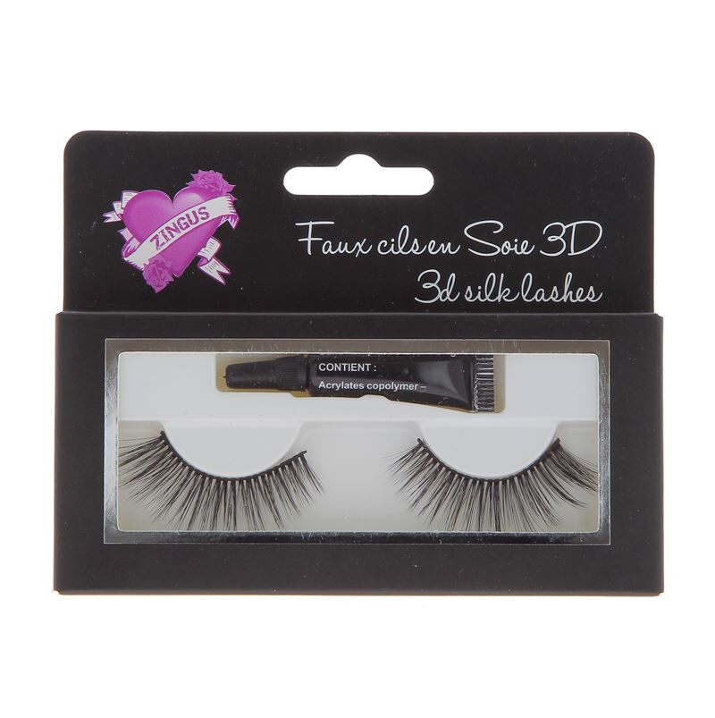 Faux cils en soie 3D N°18