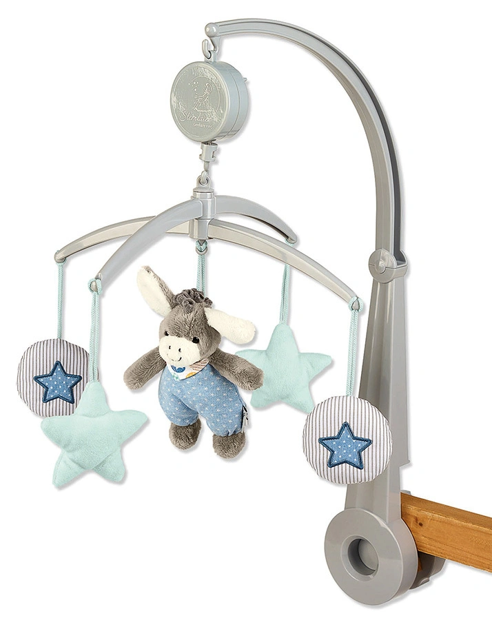 Musik-Mobile ESEL EMMI in blau/grau