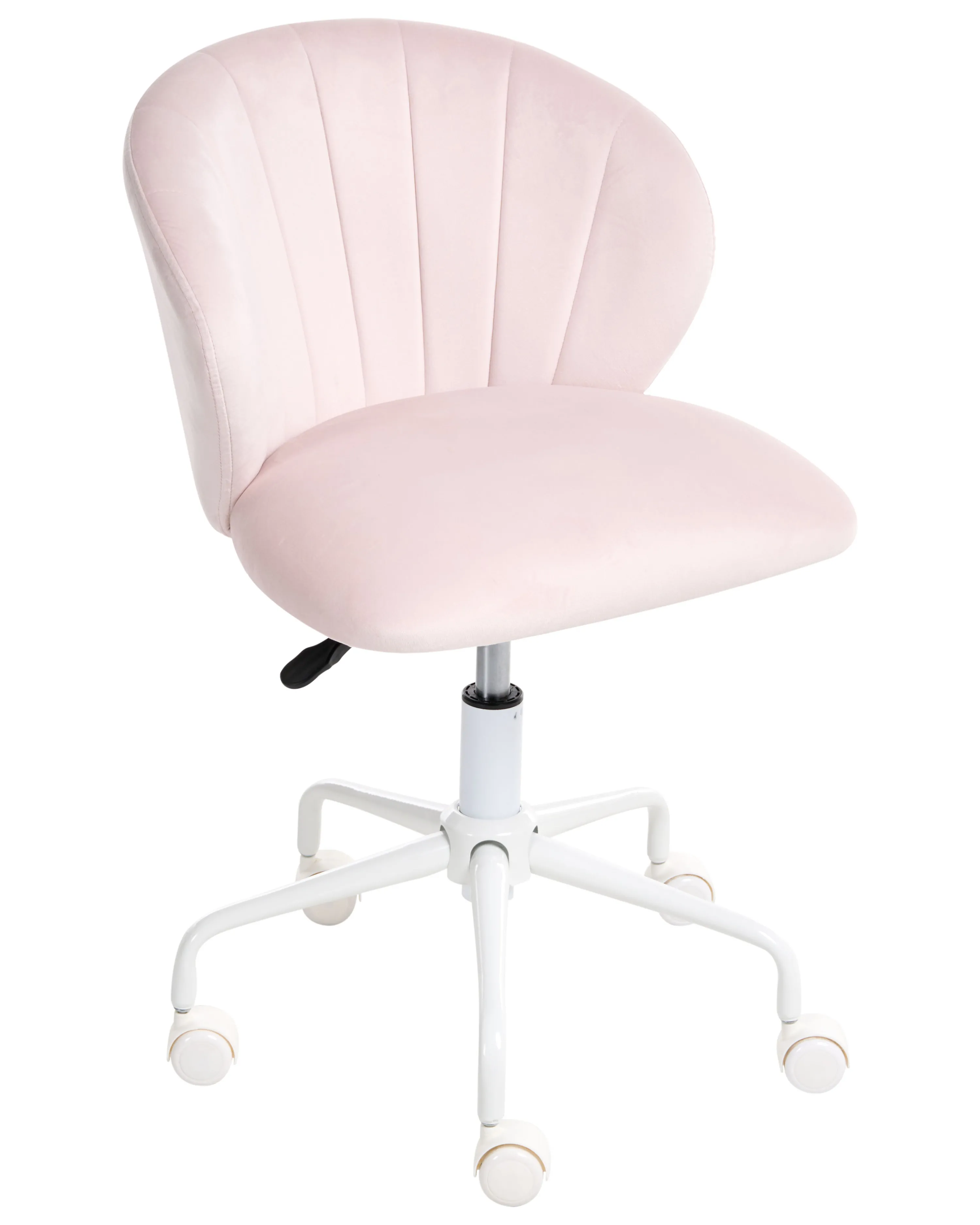 Bureaustoel CHEERFUL Fluweel Pastelroze