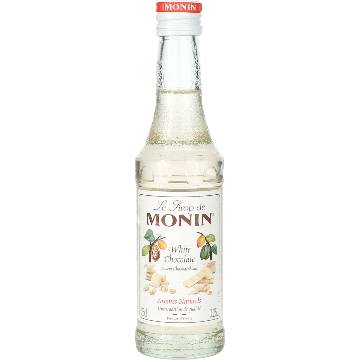 Monin White Chocolate - Witte Chocolade Siroop Klein 25 cl