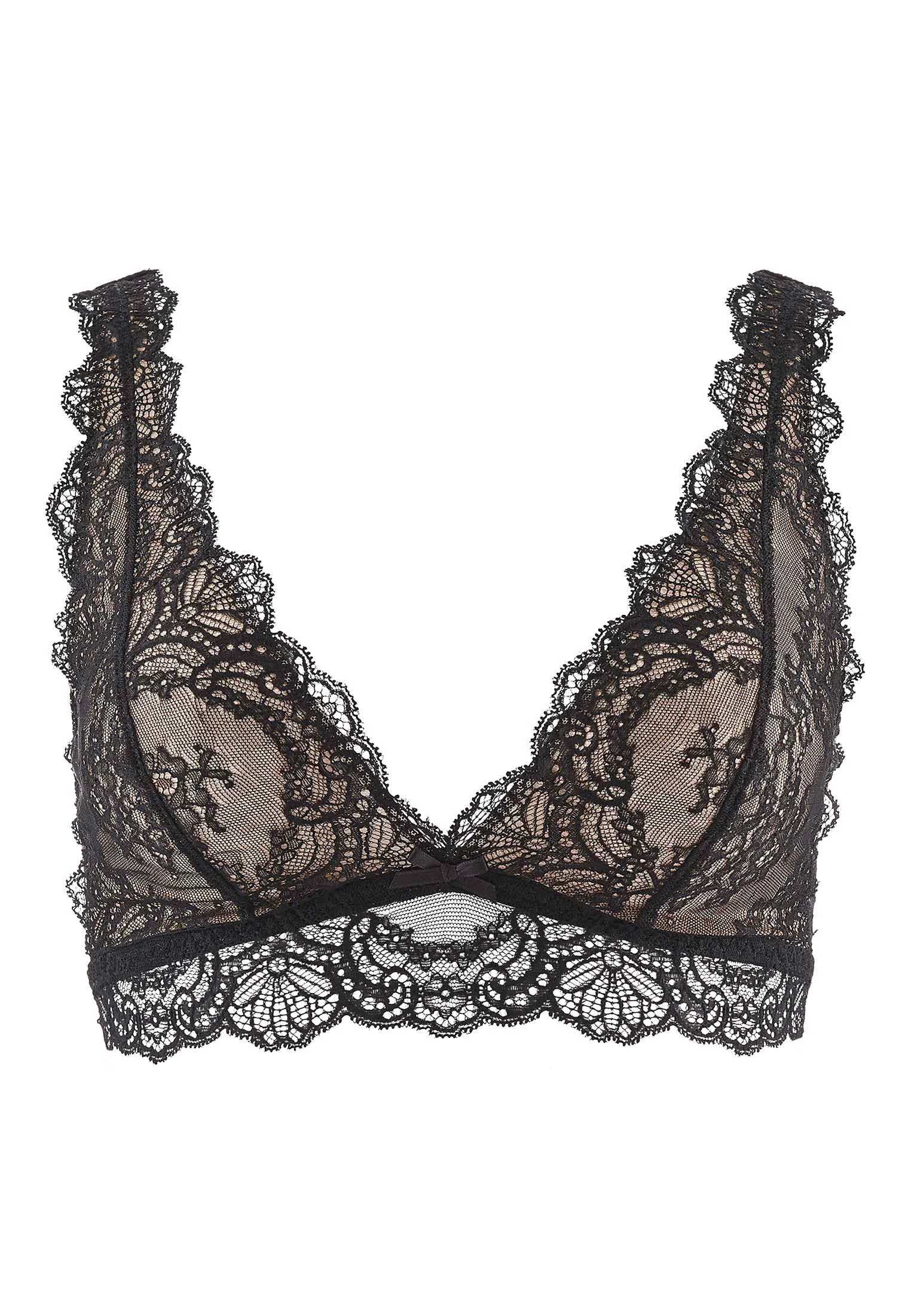 DANSE DES SENS - Soutien-gorge triangle bralette | Noir