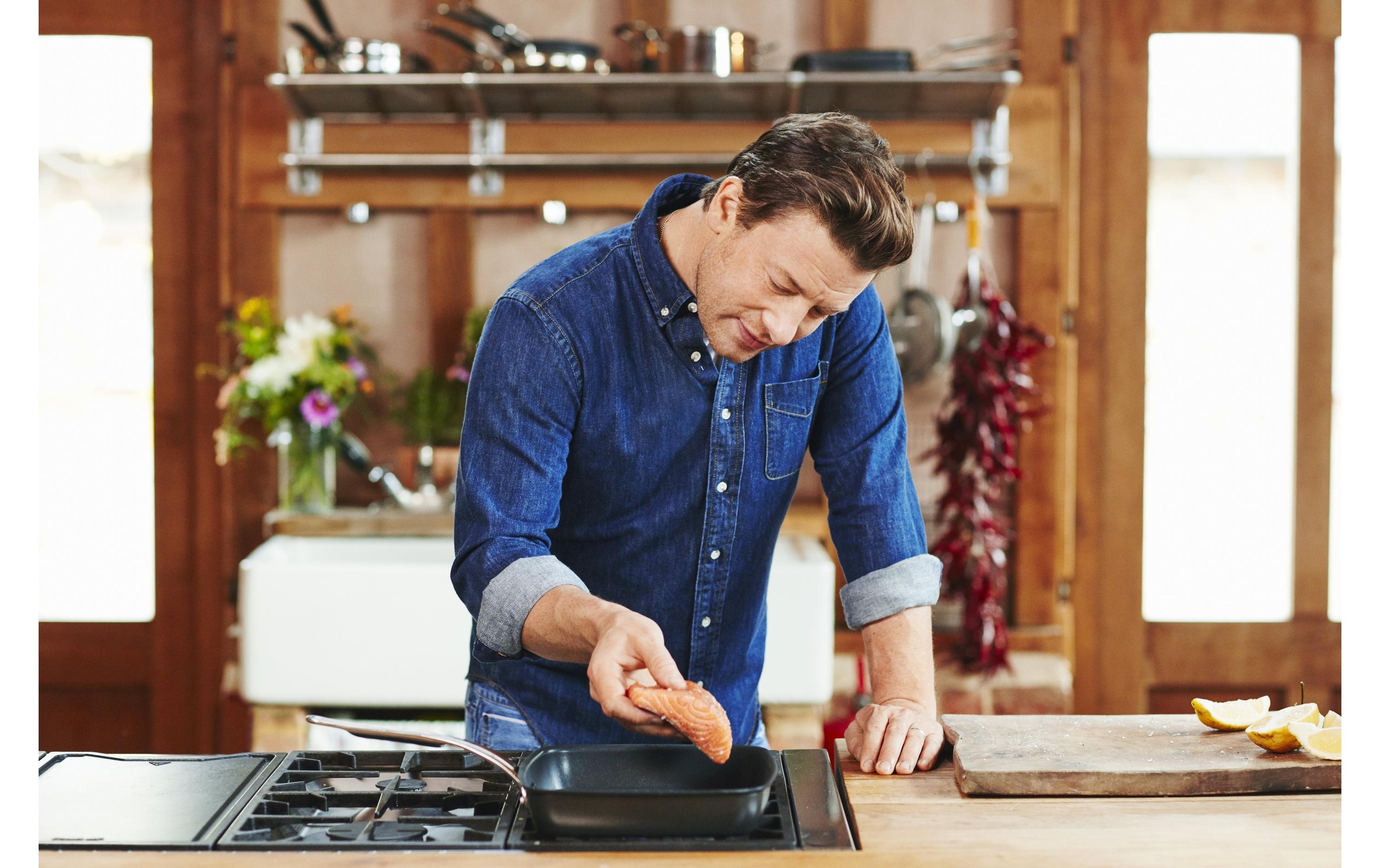 Tefal Grillpfanne »Tefal Jamie Oliver Clas« Gusseisen