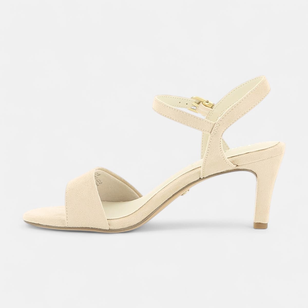 Nu-pieds à talon Femme beige
