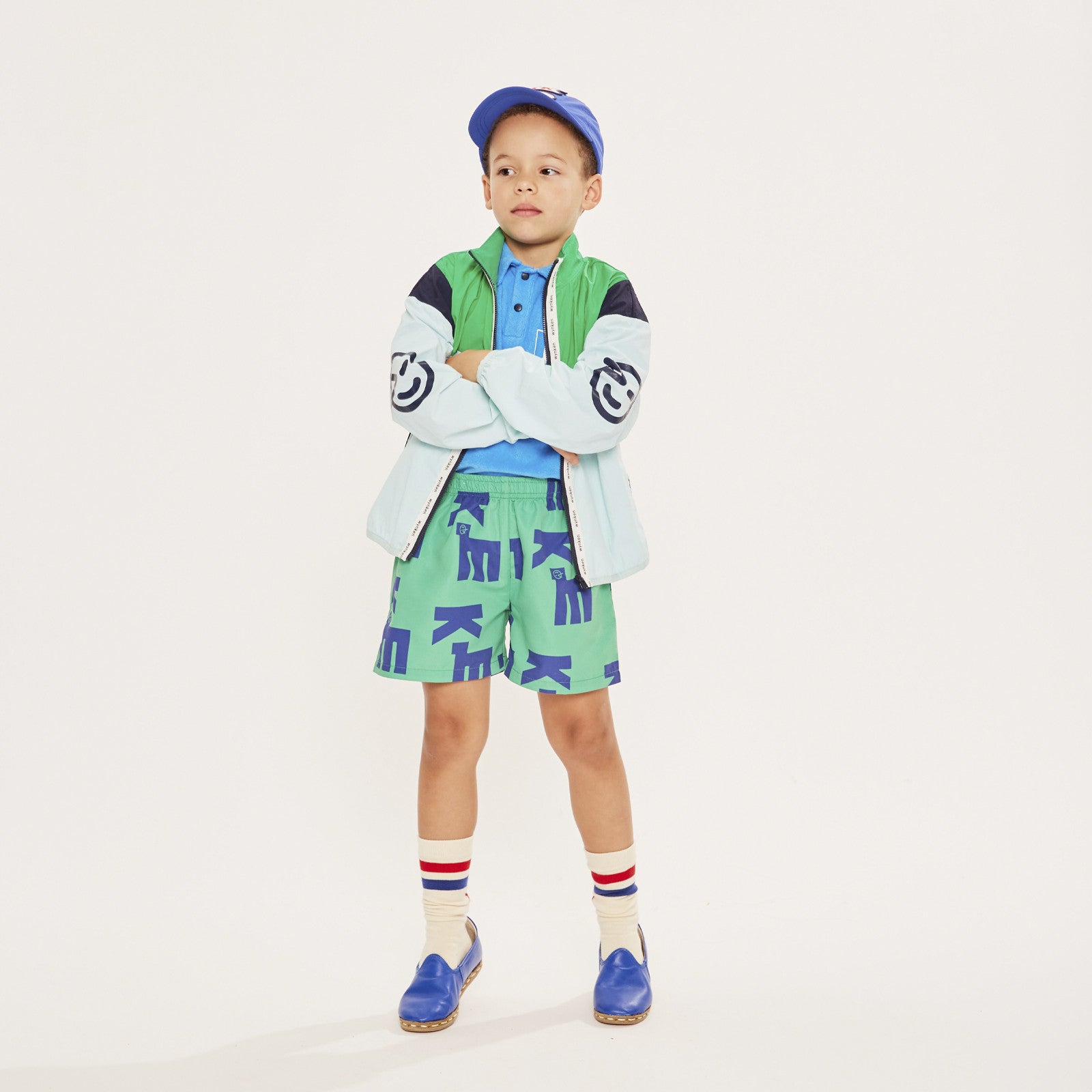Jacke Glide Pale Blue Mix