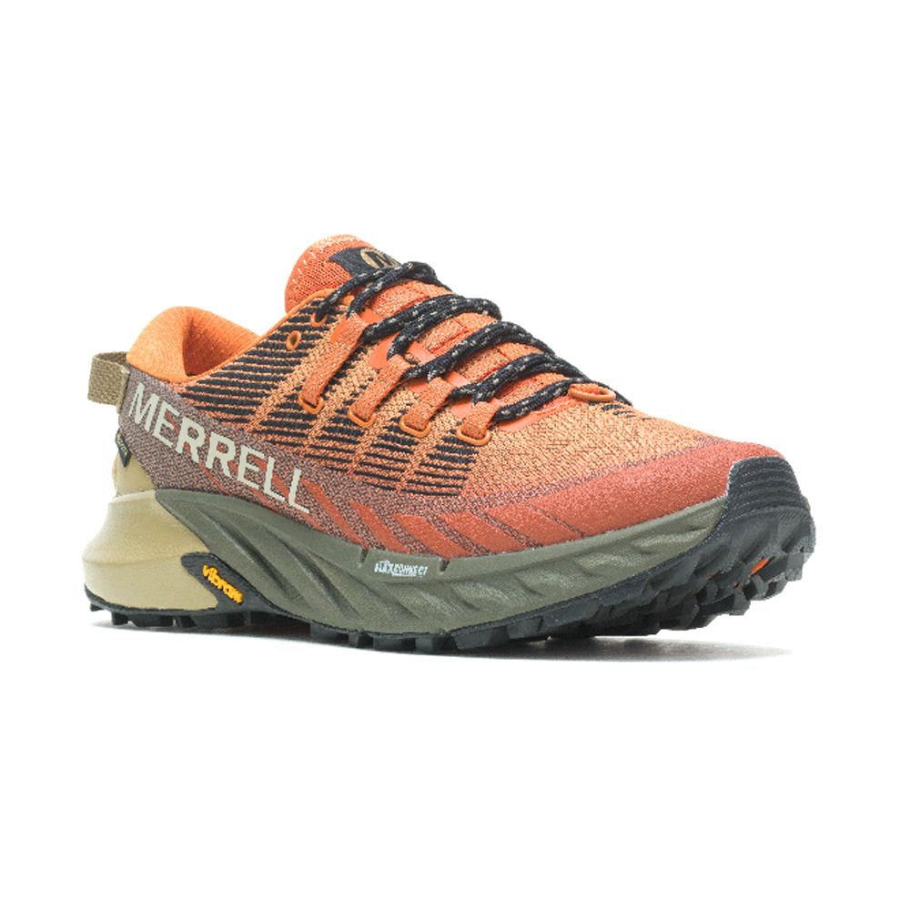 Merrell AGILITY PEAK 4 GTX - Chaussures trail Homme exuberance/olive