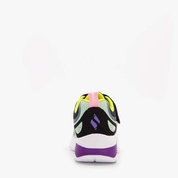 Skechers Uno Lite meisjes sneakers paars zwart