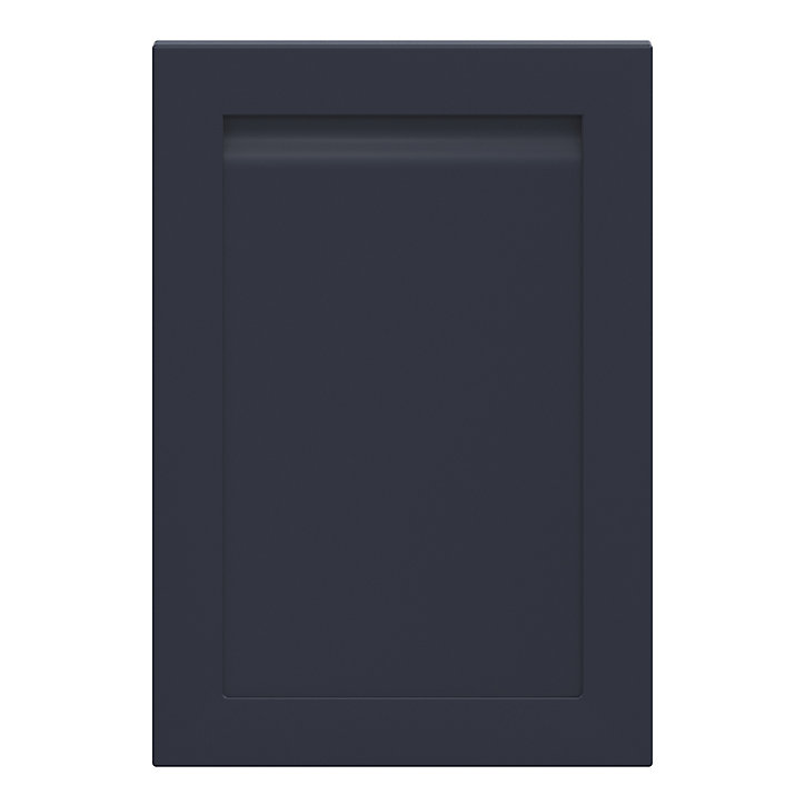 Porte de meuble de cuisine Garcinia bleu mat l. 50 cm x H. 72 cm GoodHome