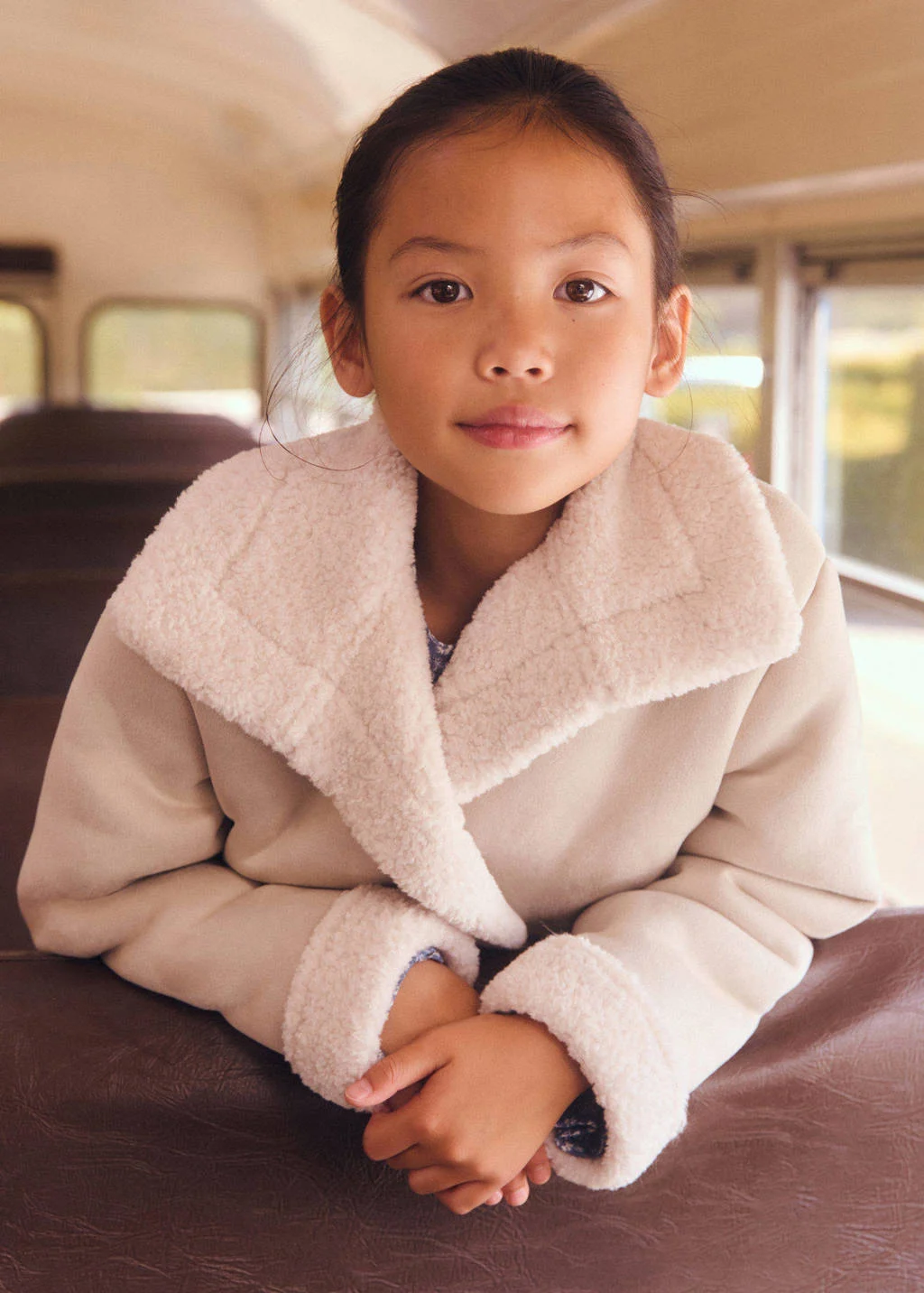 Mango Kids tussenjas lichtbeige