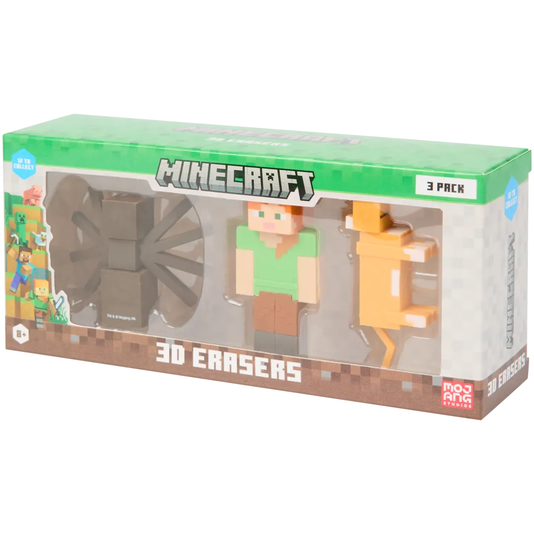 Gommes 3D Minecraft