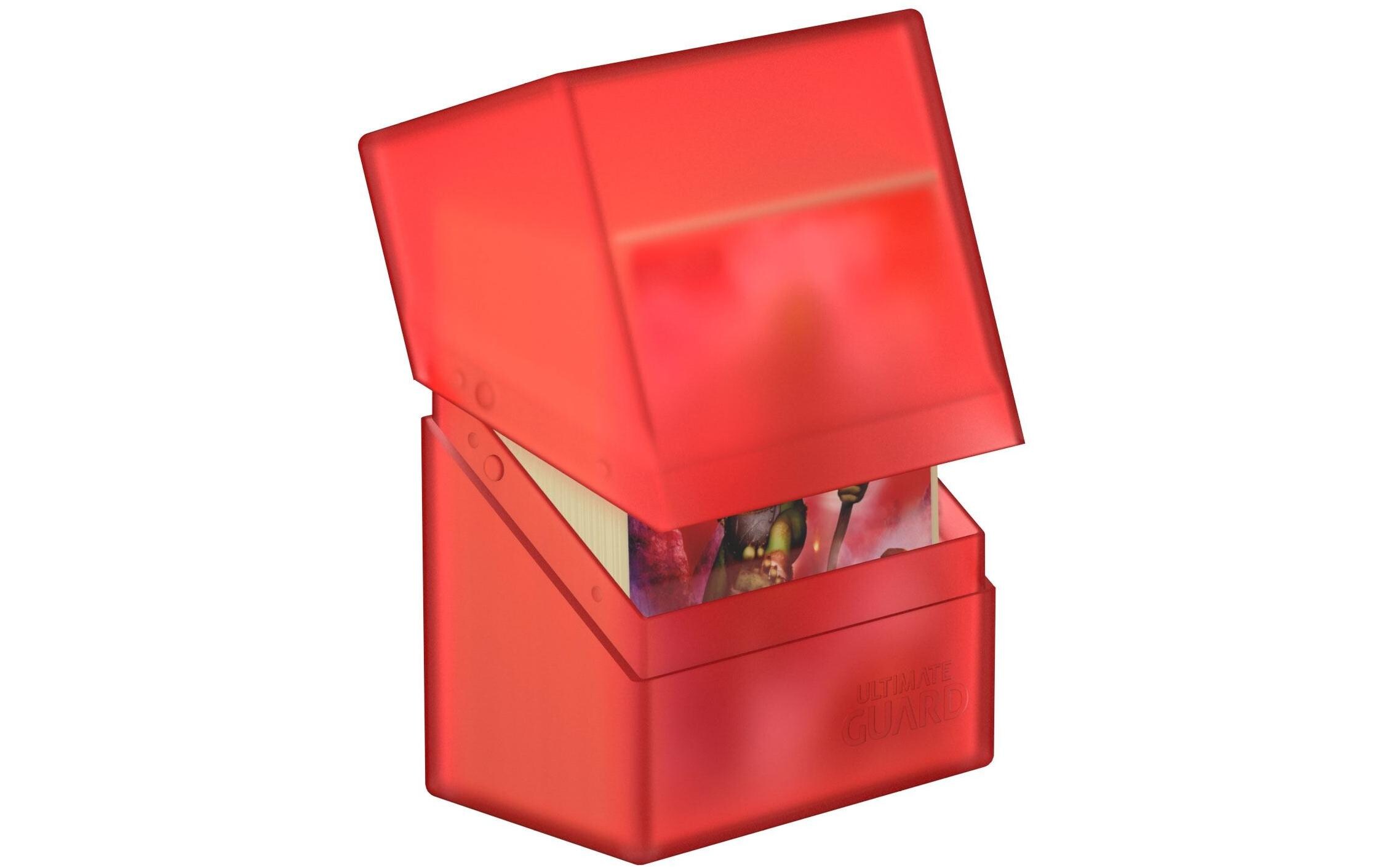 Kartenbox Boulder Deck Case Standardgrösse 60+ RubyHandliche und feste Kartenbox mit Soft-Touch-Oberfläche