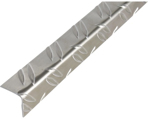 Hoekprofiel aluminium traanplaat 41,2x41,2x1,5 mm, 2 m