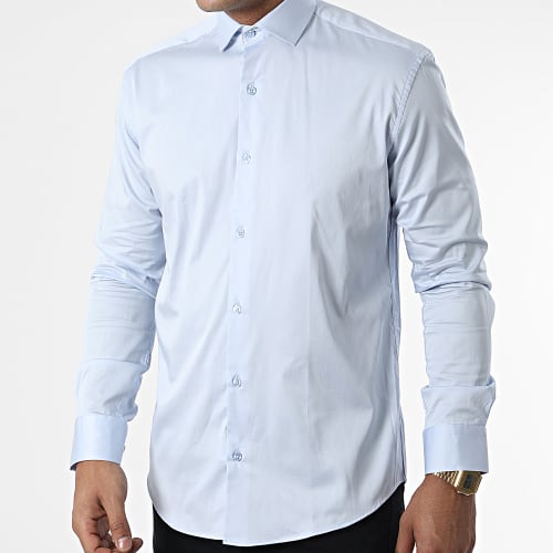 Chemise Manches Longues Y3642 Bleu Ciel