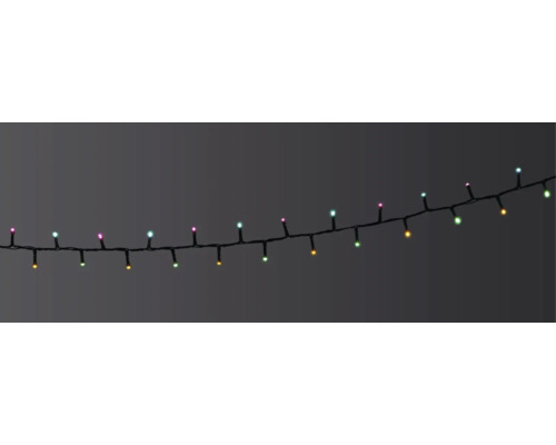 Lafiora LED-lichtsnoer, 30 m + 5 m aansluitdraad, 1000 LED's, veelkleurig licht