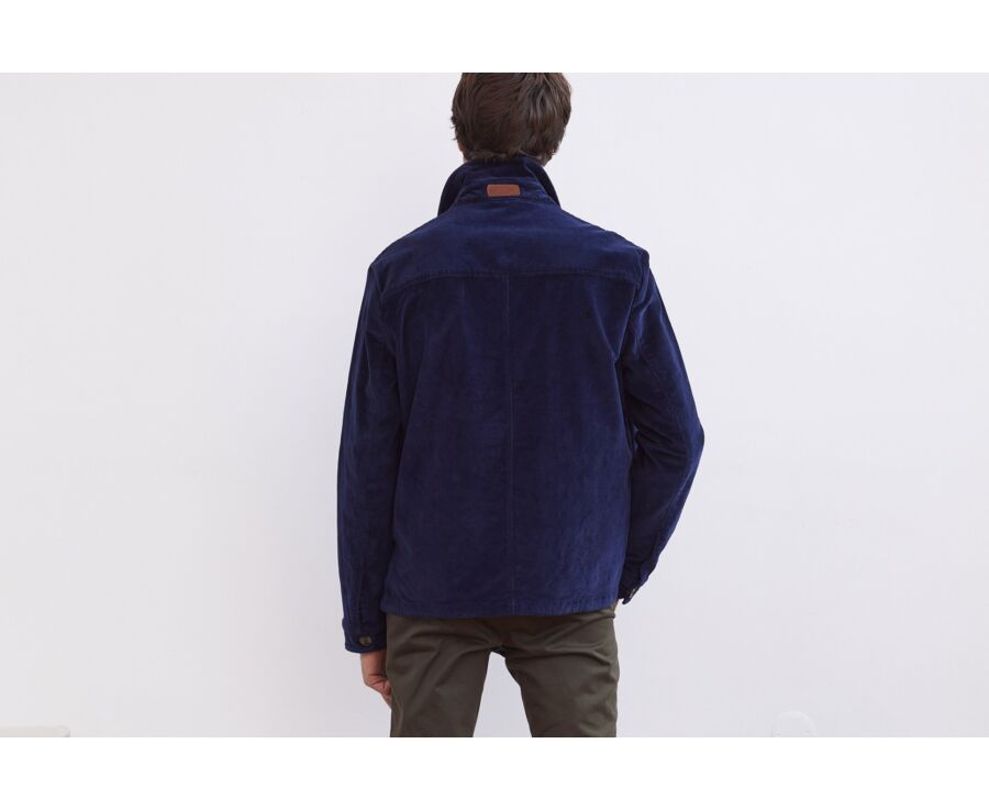 Veste velours homme Bleu Indigo - FIDÉLIEN