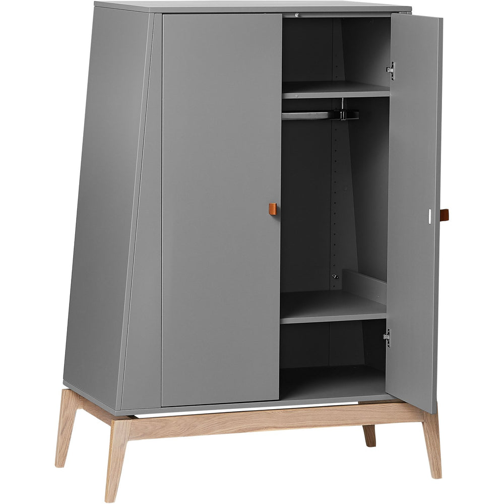 Køb Leander Grey Luna™ Garderobeskab Small