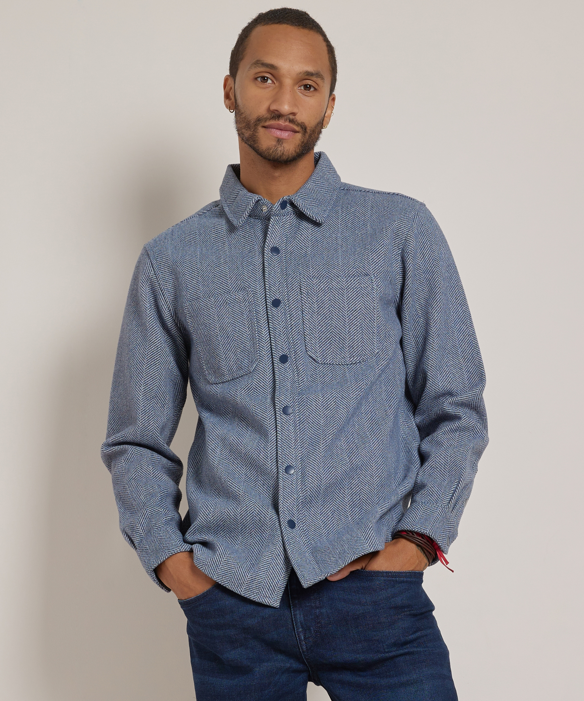 jacquard overshirt
