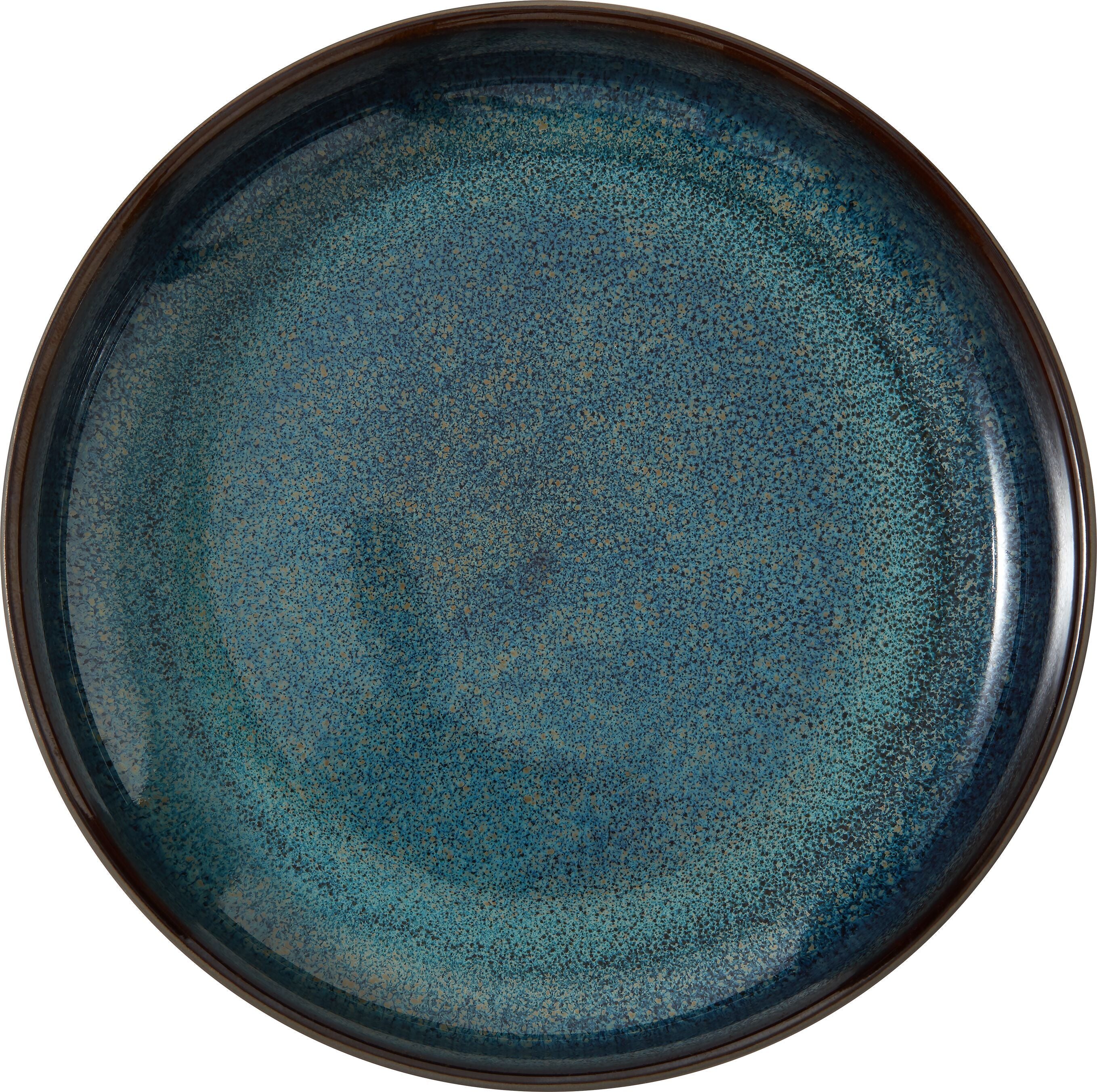 YUNA Schüssel - Blau / H: 3.6 cm