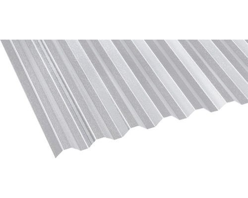 Gutta Acrylaat Golfplaat Trapeziumvormig 76/18 Gegolfd Helder Slagvast 3500 mm x 1045 mm x 1,5 mm