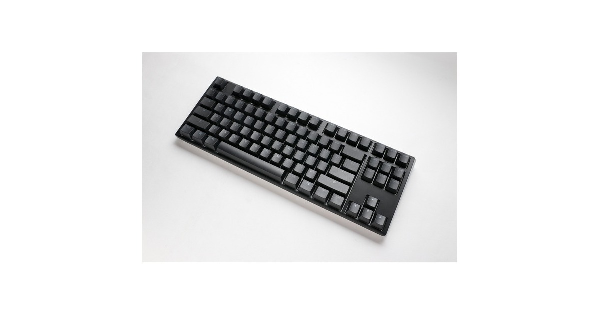 DuckyOne 3 Classic TKL, toetsenbord  (Zwart/wit, US lay-out, Cherry MX Red, RGB led, Double-shot PBT, Hot-swappable, QUACK Mechanics, 80%)