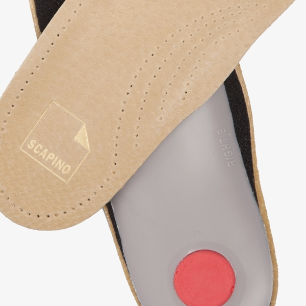 Scapino leren supporting inlegzool
