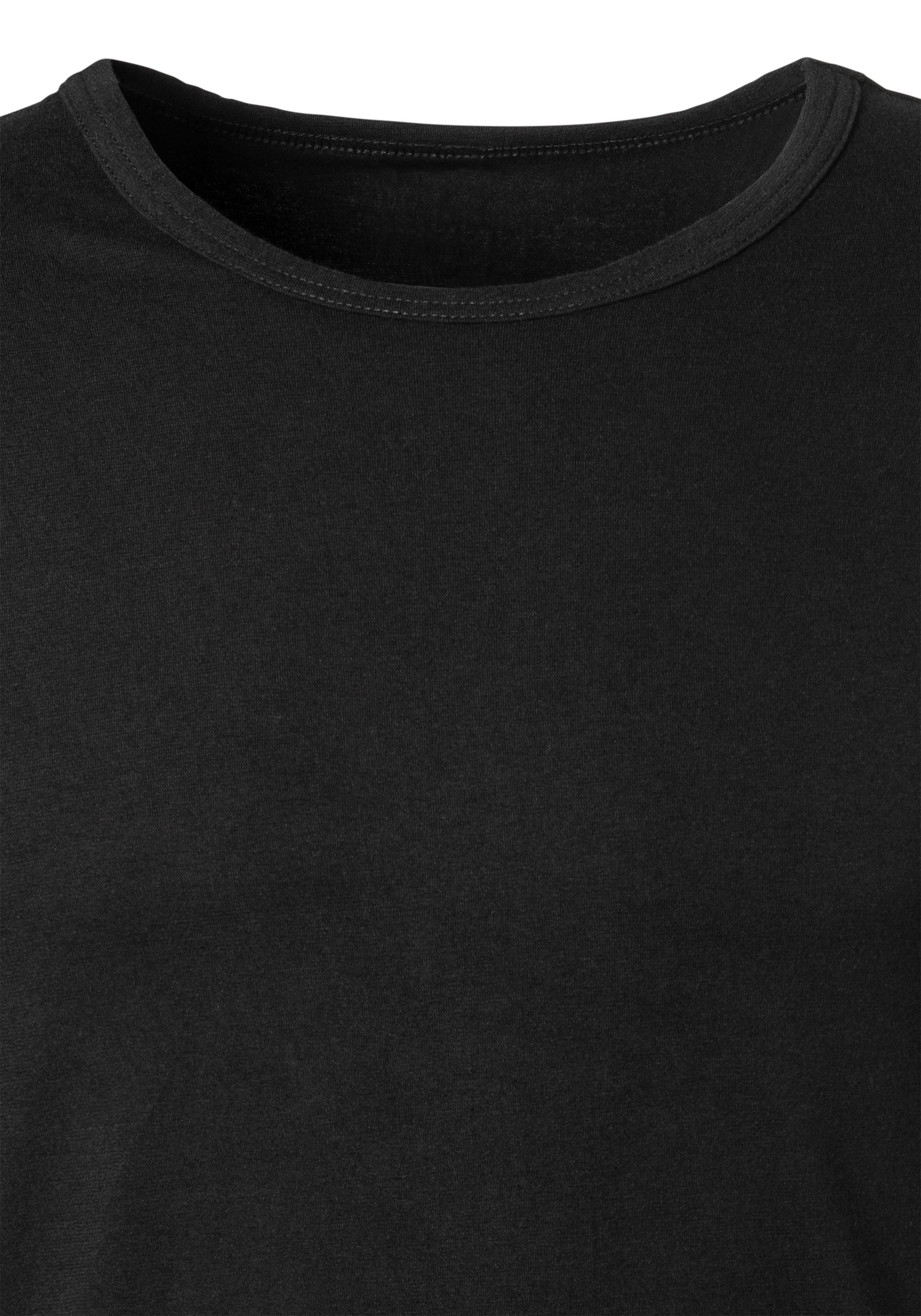 H.I.S Langarmshirt, 2er-Packer Packung, Doppelpack Unterziehshirt aus Baumwoll-Mix