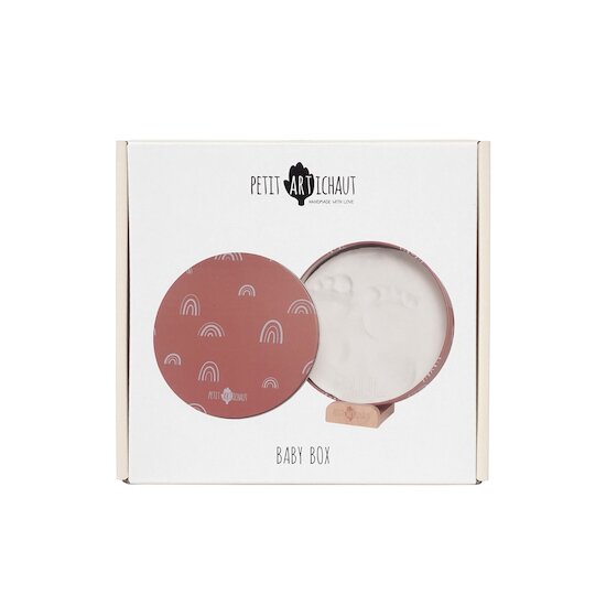 Cadre baby box ronde   Rainbow Terracotta        de               Petit Artichaut