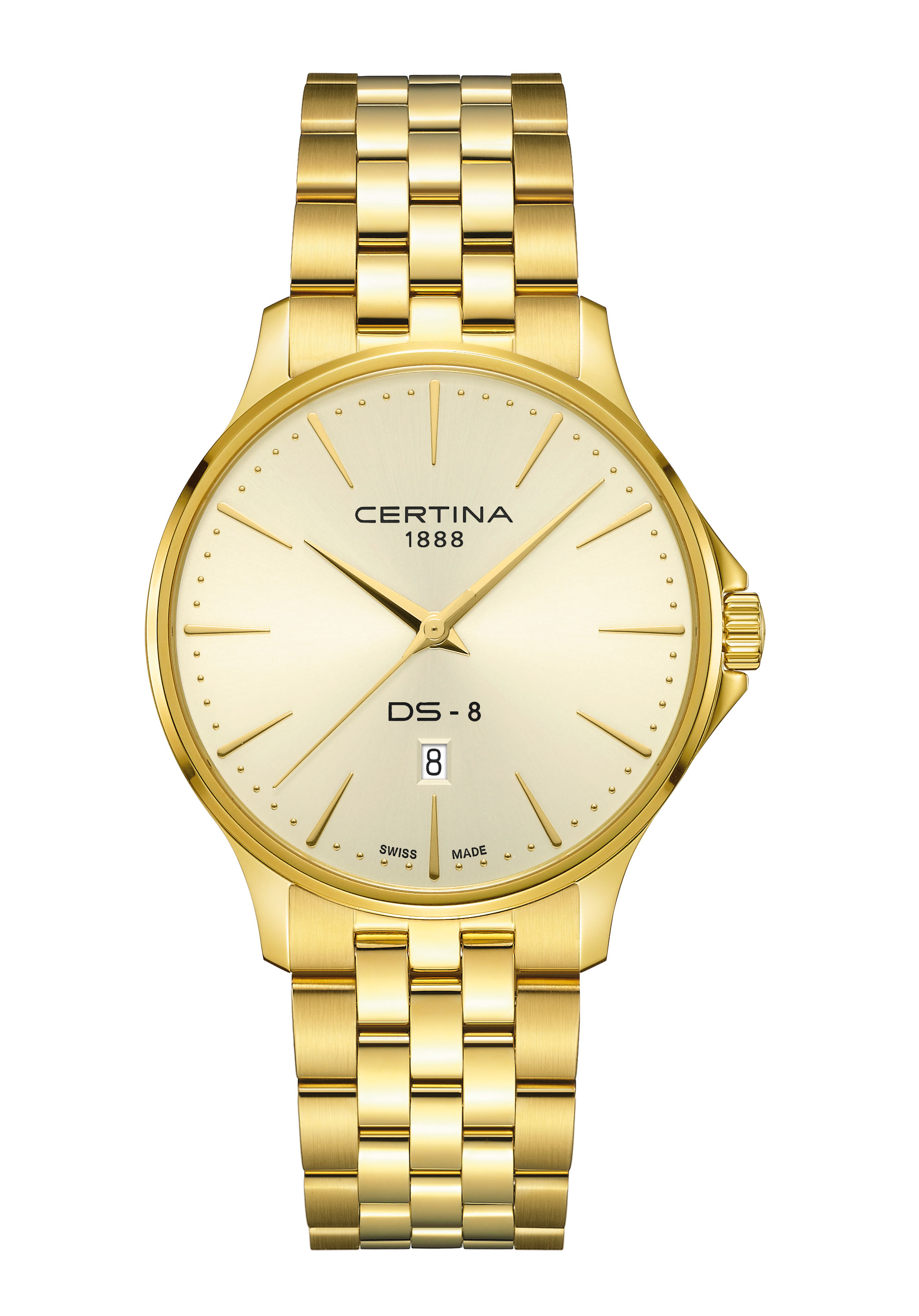 Certina DS-8 Gent 40mm Gold C045.410.33.361.00