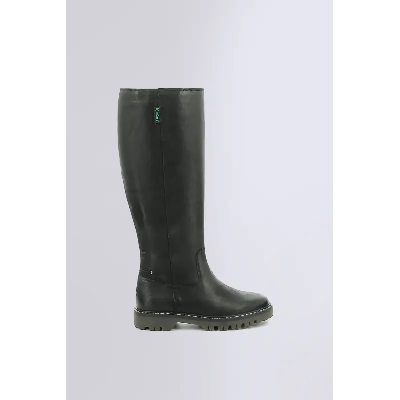 KICK DECKBOSTER NOIR BOTTES Cuir Femme