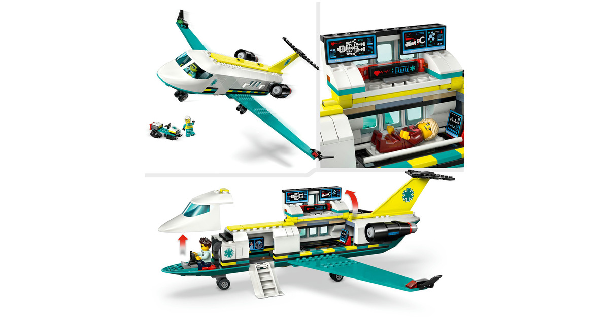 LEGOCity - Ambulancevliegtuig Constructiespeelgoed  (60465)