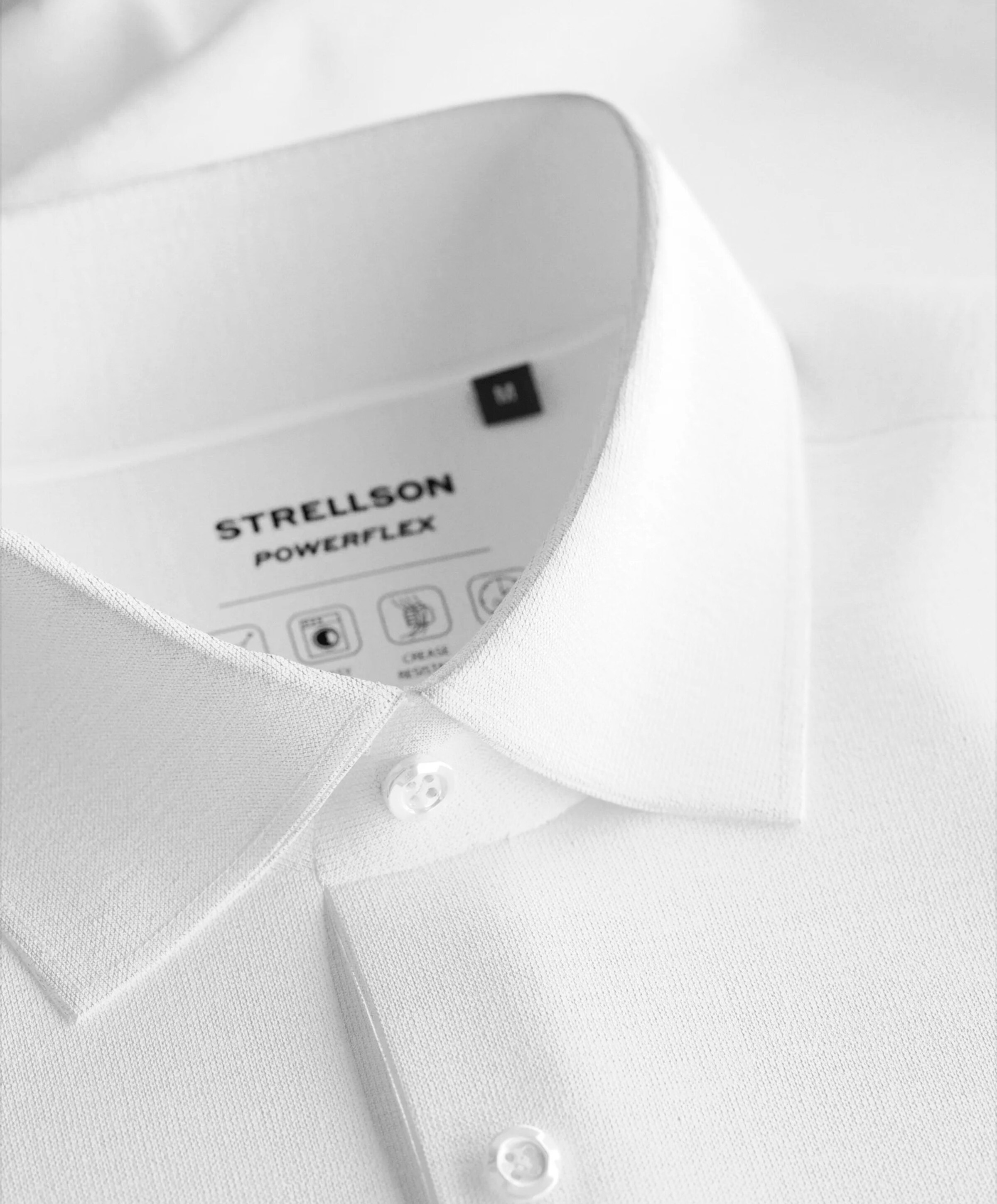 Strellson Heren overhemd lange mouw wit