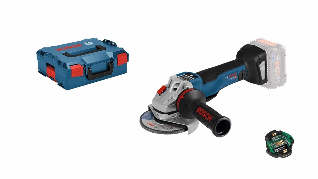 Bosch GWS 18V-10 PSC (DM/HM) Accu haakse haakse slijper (in L-Boxx) - 06019G3F0B