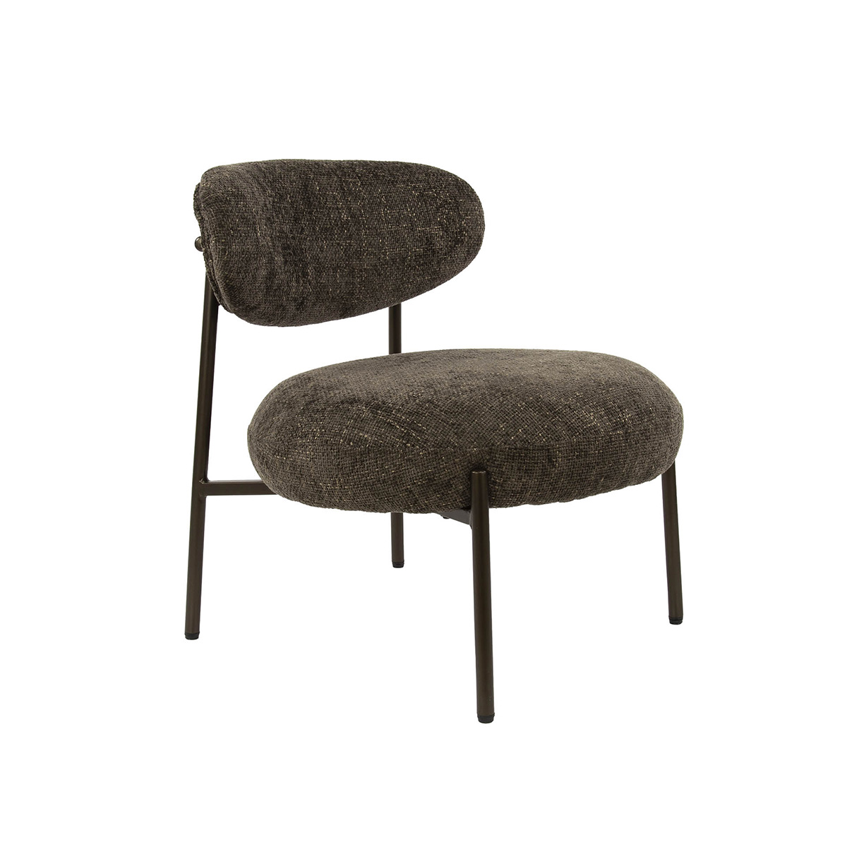 Fauteuil Drop bruin