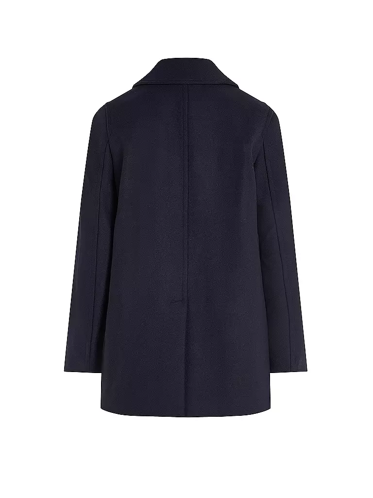 TOMMY HILFIGER Wollmantel dunkelblau