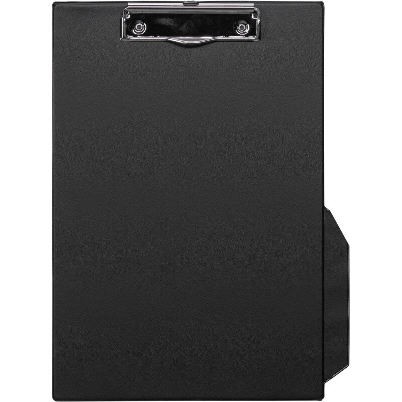 Porte-bloc A4 budget noir 21 x 32 cm