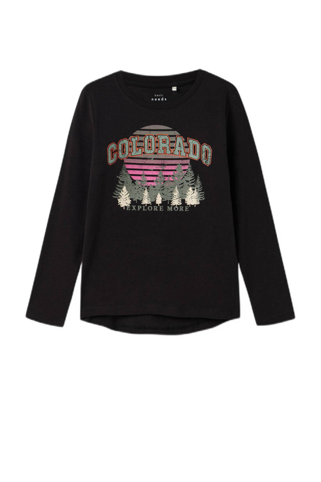 NAME IT longsleeve NKFVIX- set van 2 ecru/zwart