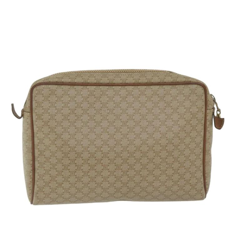 Celine Vintage Celine Clutch Beige