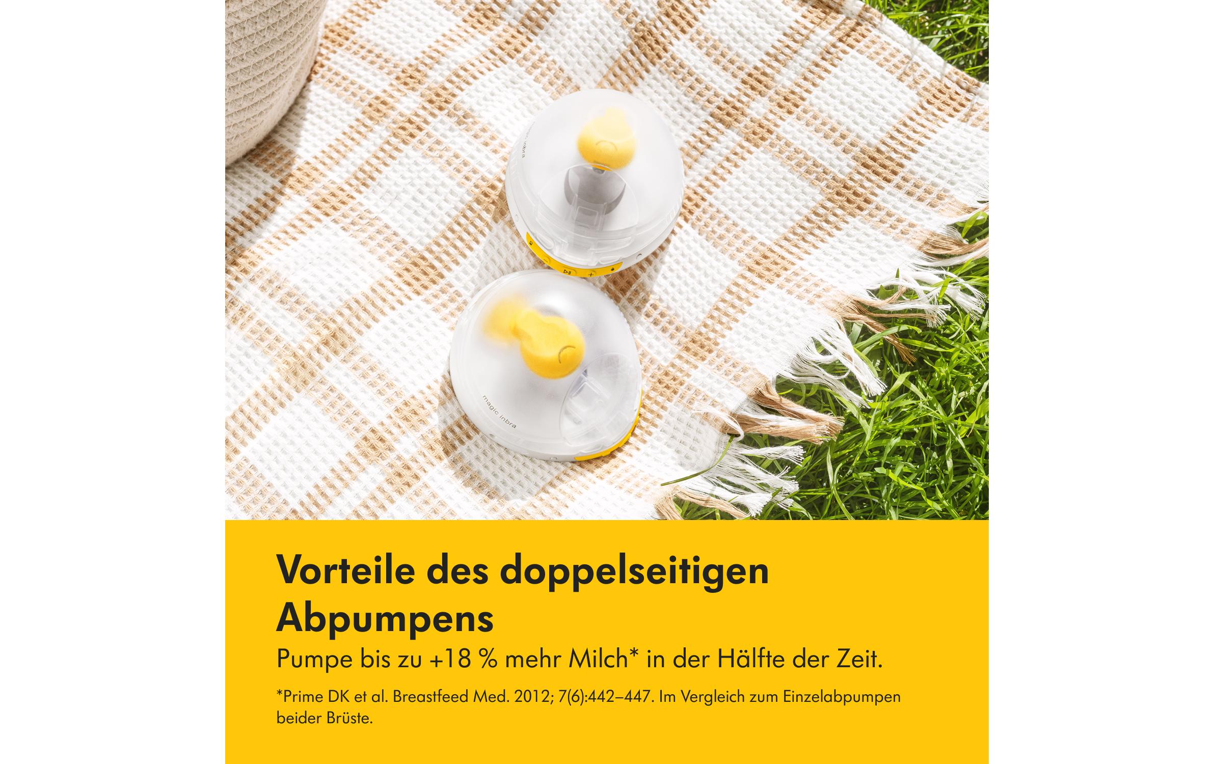 Milchpumpe Magic InBra doppel Elektrisch<br>Tragbare Doppelmilchpumpe