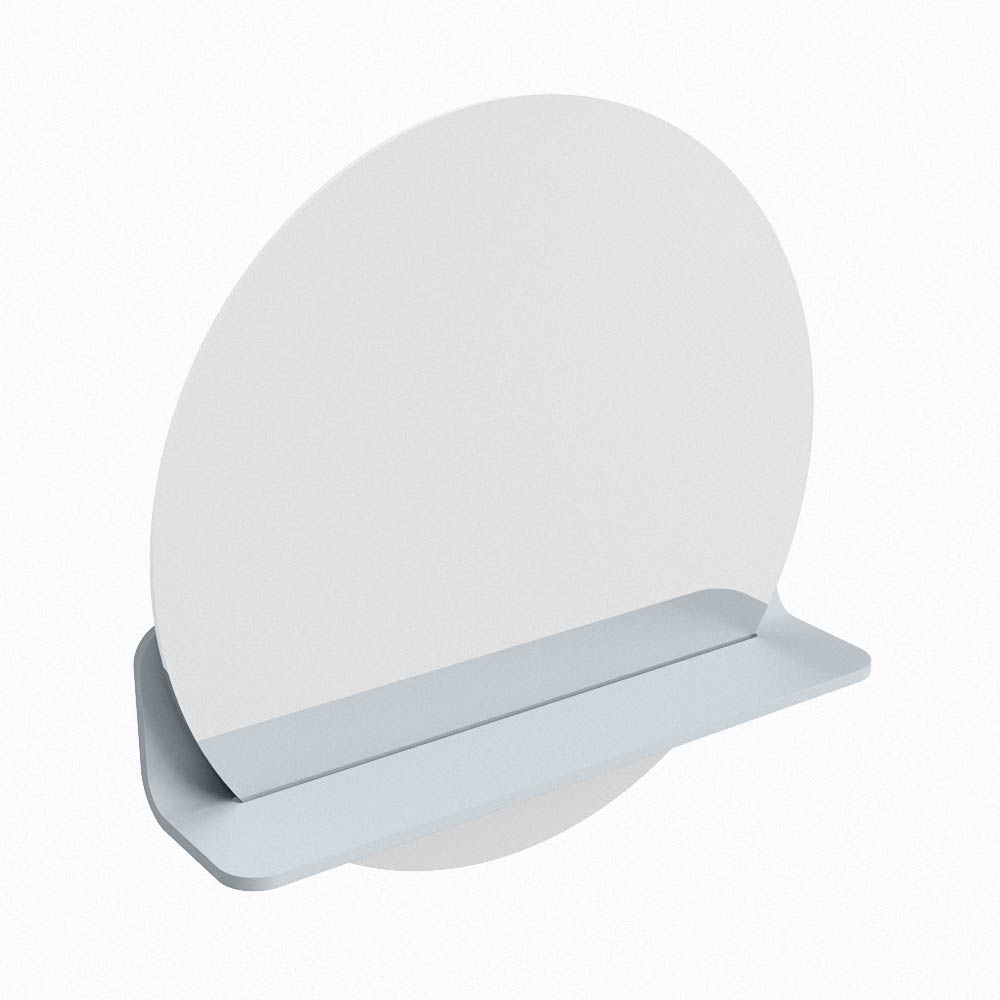 Mondiaz Spot spiegel rond Ø50cm met planchet clay