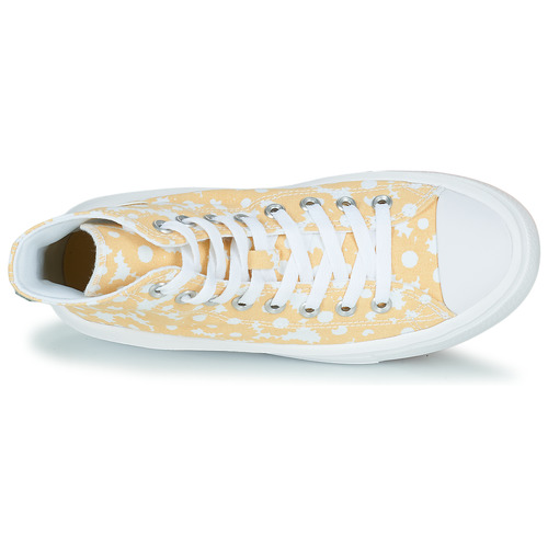 Converse - CHUCK TAYLOR ALL STAR MOVE FLORAL PLATFORM LO-FI CRAFT HI - Jaune